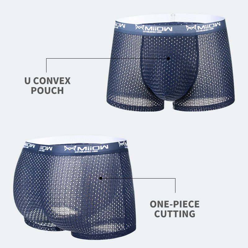 MiiOW 4 шт. ледяное шелковое М – обзор и цена Boxer Shorts Modal