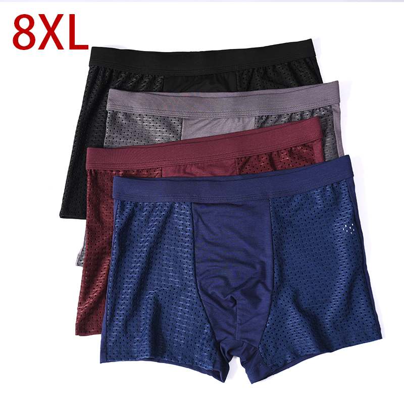 L-8XL Plus Banboo Fiber Мужско – обзор и цена Boxer Shorts Modal