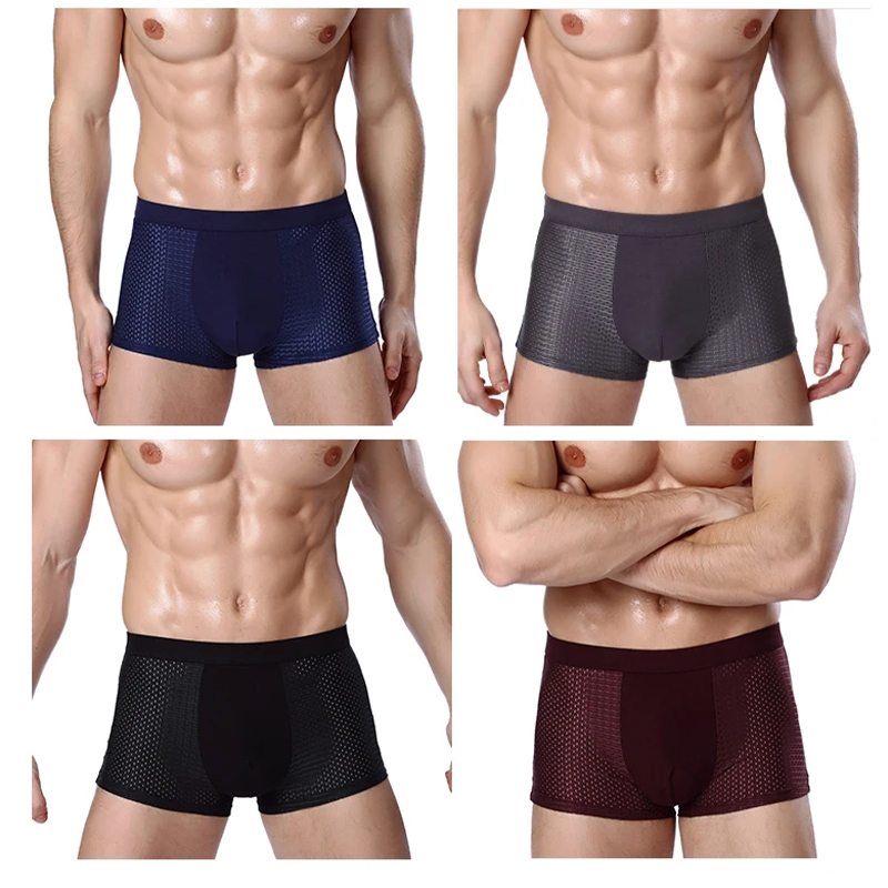 L-8XL Plus Banboo Fiber Мужско – обзор и цена Boxer Shorts Modal